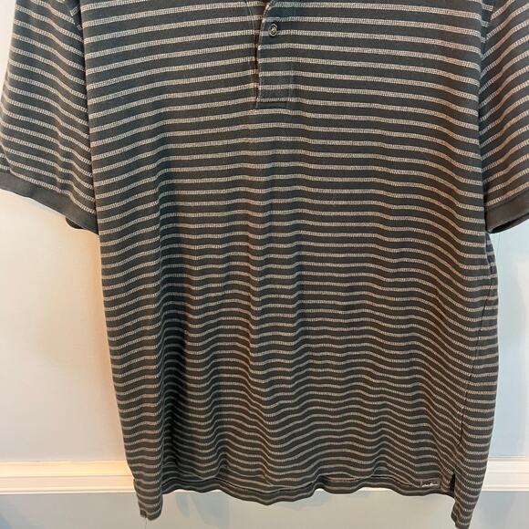 Eddie Bauer Striped Polo Shirt Size TXL - Picture 8 of 11